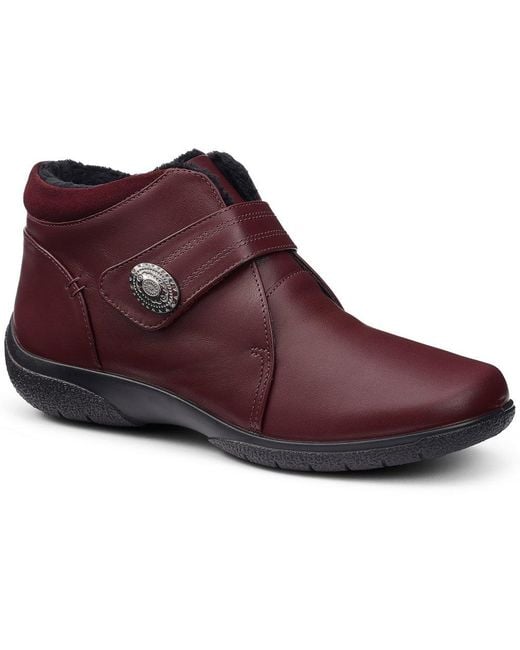 Hotter Red Muse Wide Fit Ankle Boots
