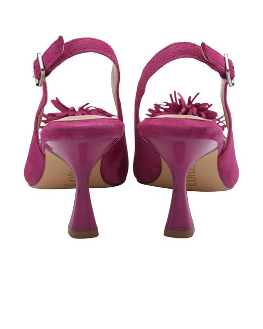 Lotus Purple Caterina Court Shoes