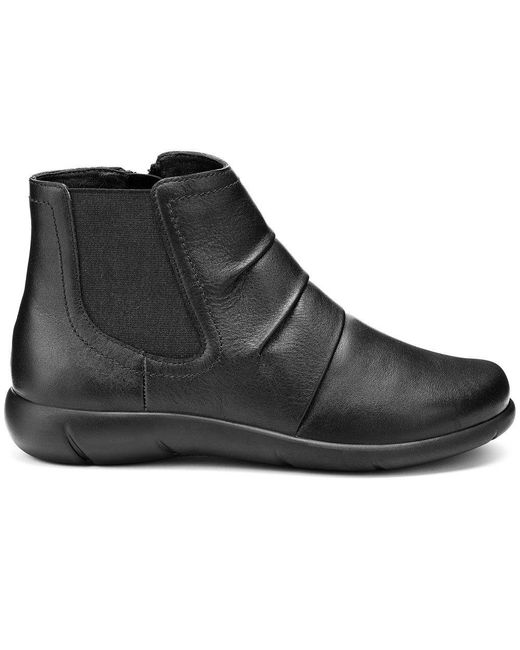 Hotter Black Astley Ankle Boots