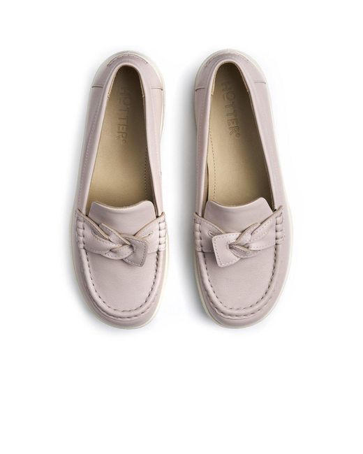 Hotter White Cabana Shoes