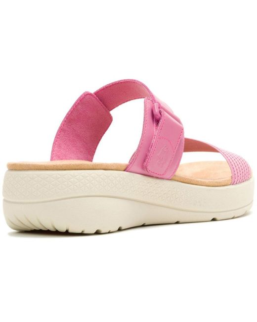 Hush Puppies Pink Breathe Slide Sandals