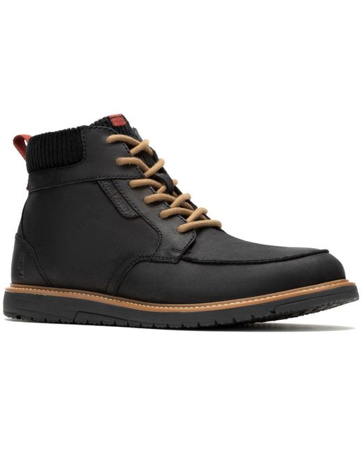 Hush Puppies Black Jenson Boots for men