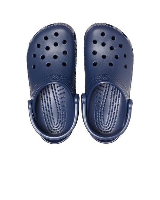 CROCSTM Blue Classic Slip On Mules for men