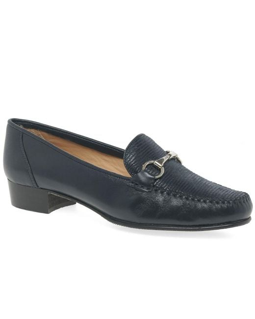Charles Clinkard Blue Raise Moccasins