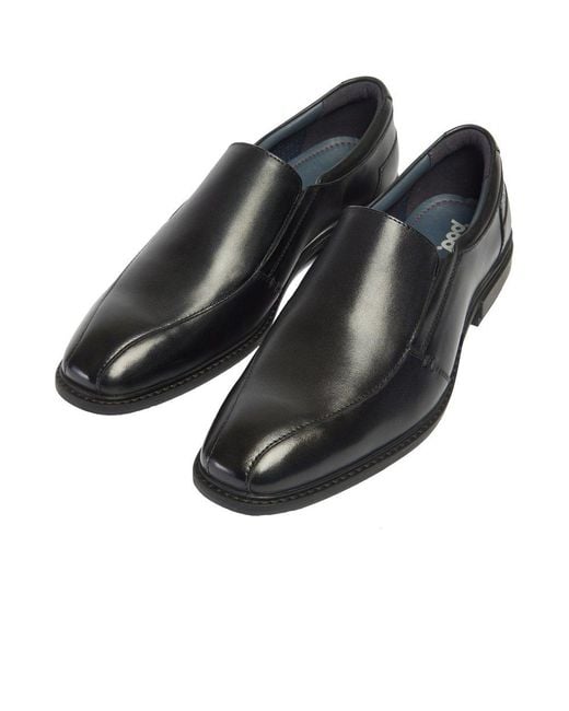 Pod Black Spear Slip On Shoes for men