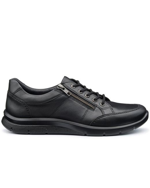 Hotter Black Finn Trainers for men