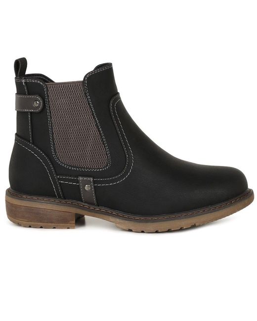 Lunar (GRS) Black Roxie Iii Chelsea Boots