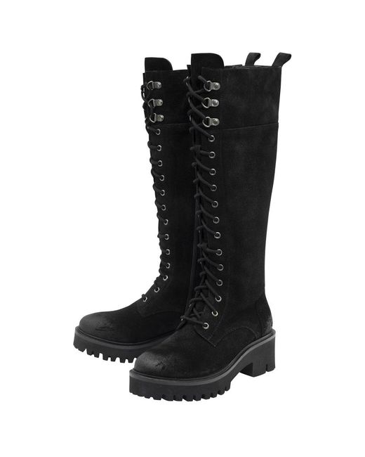 Ravel Black Maston Knee High Boots