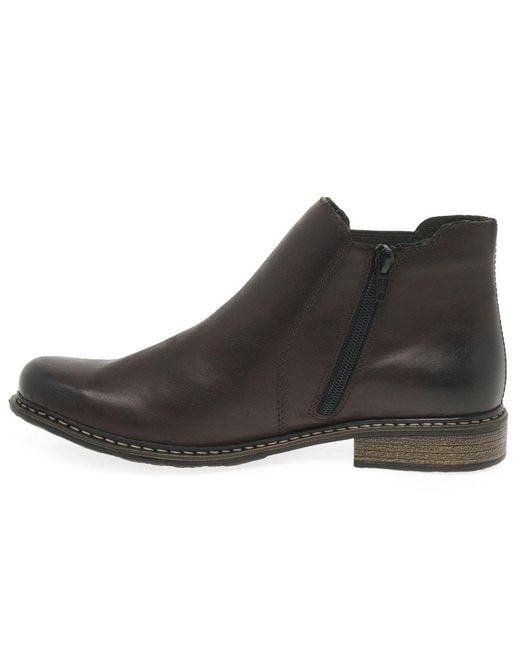 Rieker Black Elton Chelsea Boots