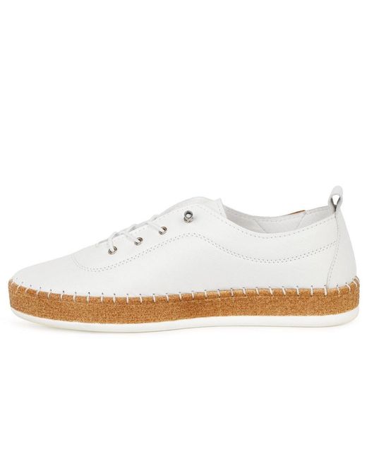 Lunar (GRS) White Evie Shoes