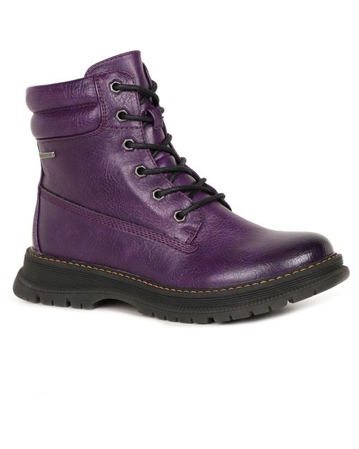 Westland Purple Synthetic Ankle Chelsea Boots