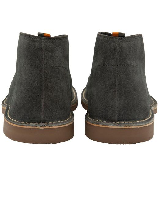 Frank Wright Black Edwin Desert Boots for men