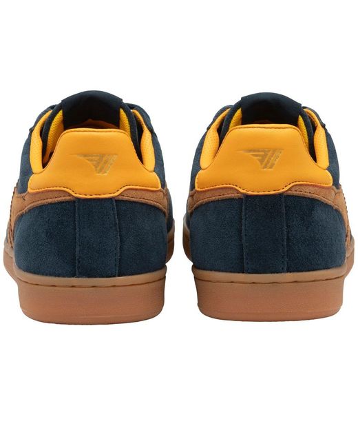 Gola Blue Equipe Ii Suede Trainers for men