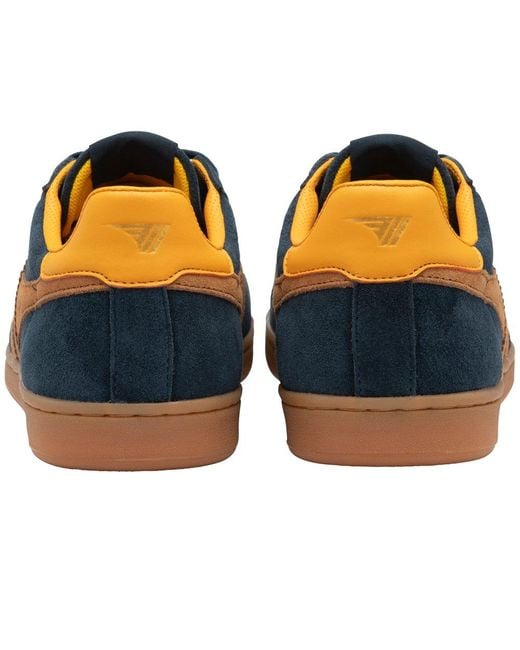 Gola Blue Equipe Ii Suede Trainers for men