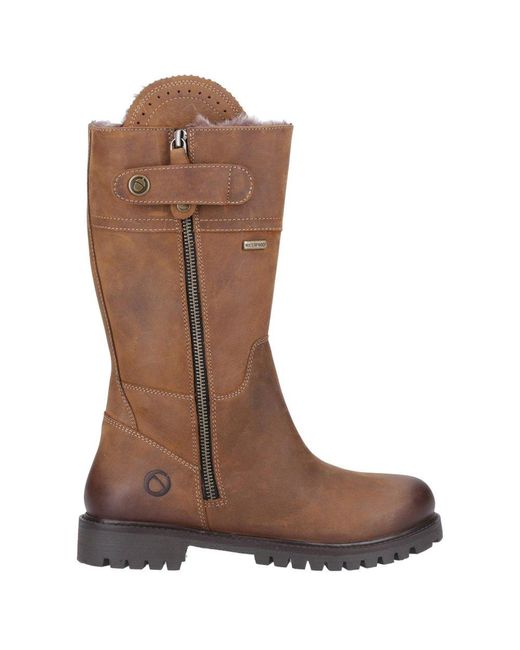 Cotswold Brown Bushcombe Mid Boots