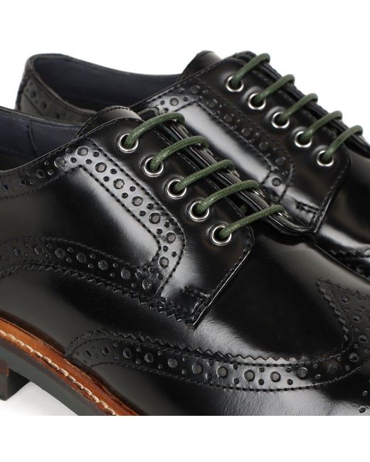 Base London Brown Woburn Brogues for men