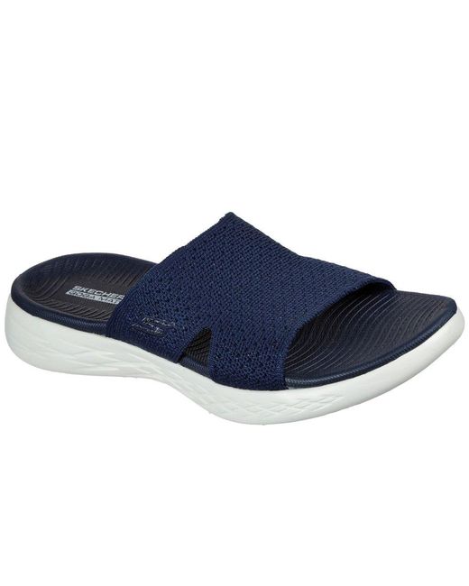 Skechers Blue On-the-go 600 Adore Sandals