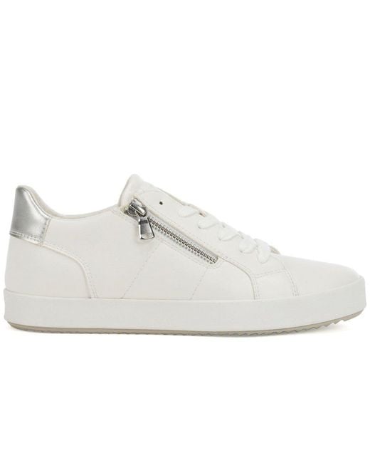 Geox White D Blomiee A Trainers