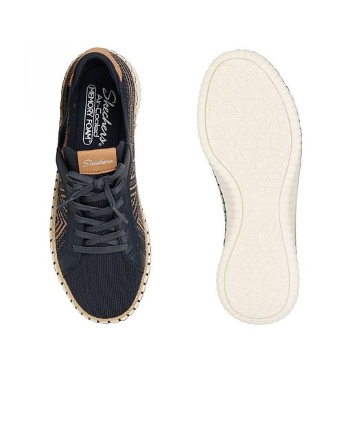 Skechers Blue Wilshire Blvd Trainers
