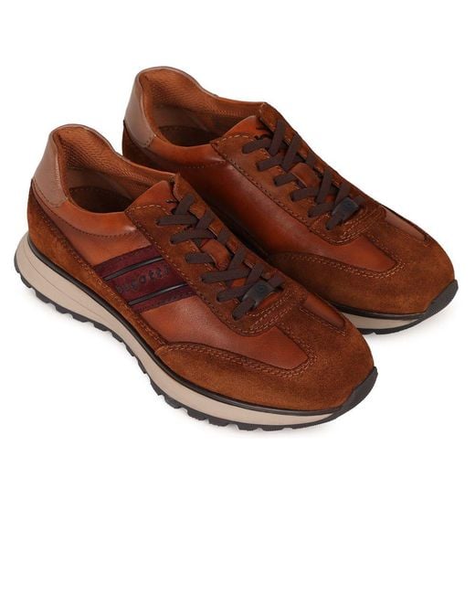 Bugatti Brown Timon Trainers for men