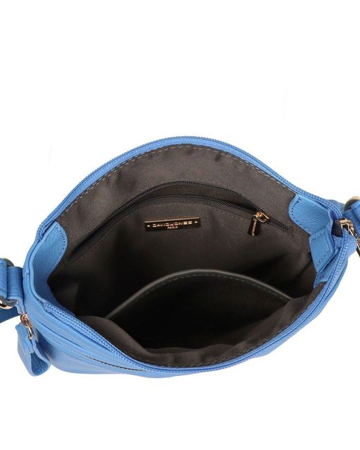 David Jones Blue Boat Messenger Bag