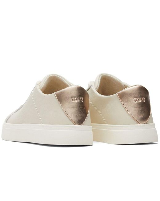 TOMS White Kameron Trainers Size: 4