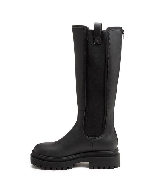 Rocket Dog Black Drea Knee High Boots