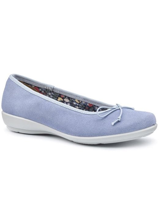 Hotter Blue Sweetie Slippers