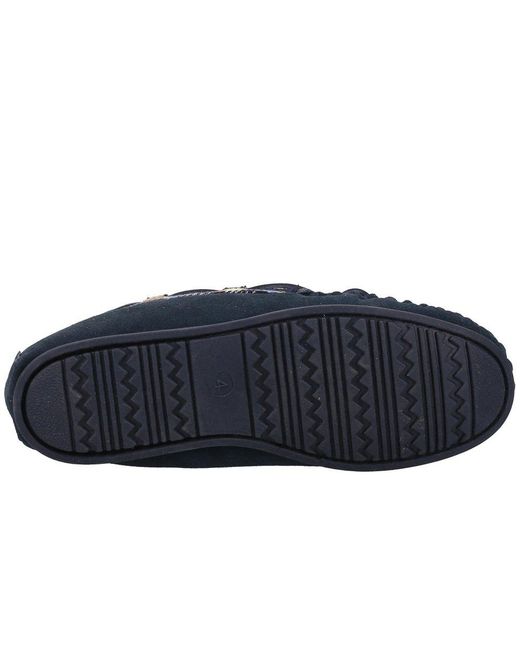 Cotswold Blue Chatsworth Slippers