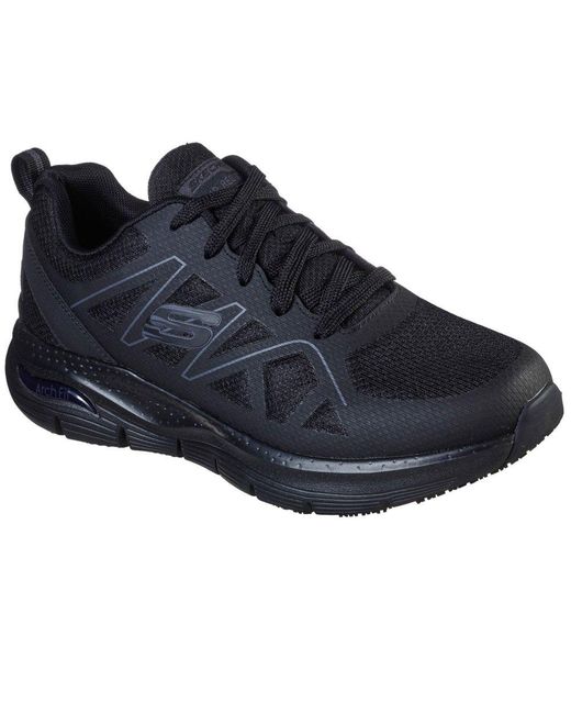 Skechers Blue Arch Fit Sr Axtell Occupational Shoe for men