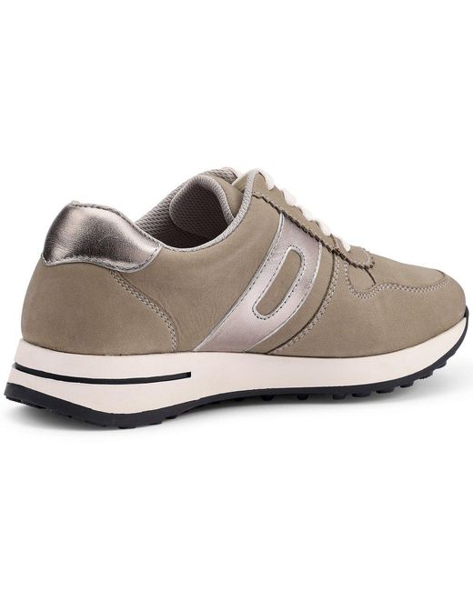 Hotter Gray Revival Wide Fit Trainers