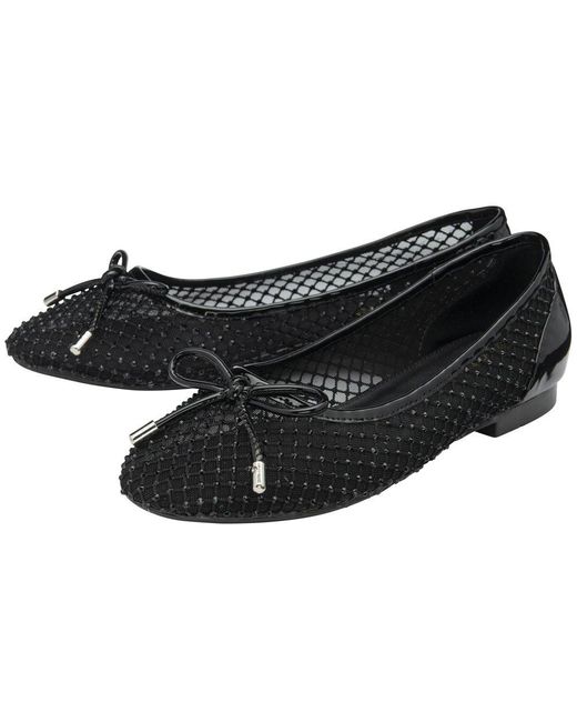 Lotus Black Americas Ballet Pumps