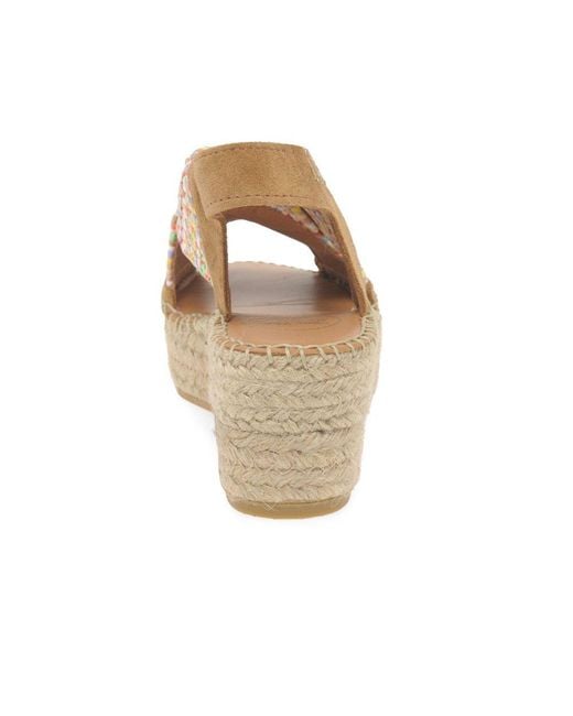 Toni Pons Pink Masai Espadrille Wedge Sandals