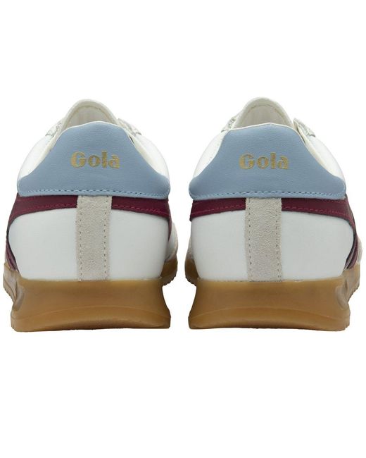 Gola White Torpedo Leather Trainers