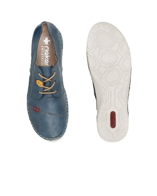 Rieker Blue Content Shoes