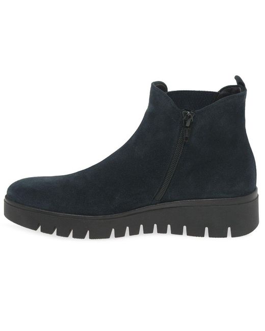 Gabor Blue Dublin Chelsea Boots