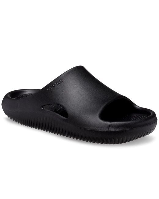 CROCSTM Black Mellow Slide Sandals for men