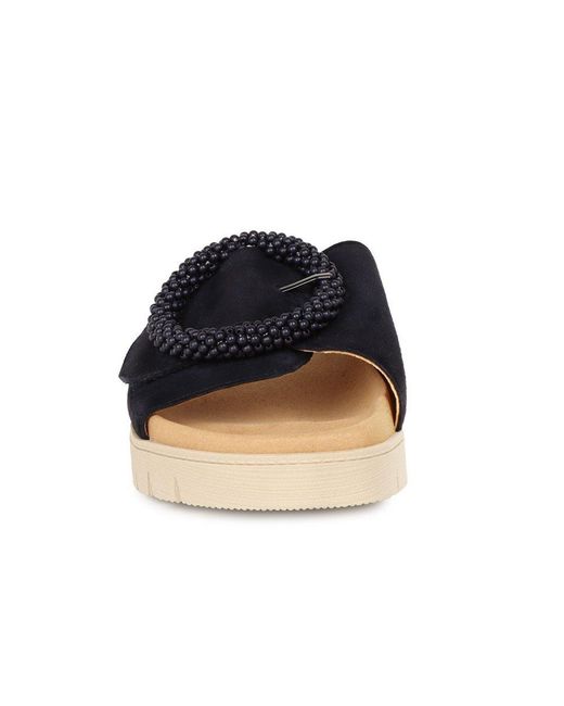 Gabor Blue Everly Mule Sandals