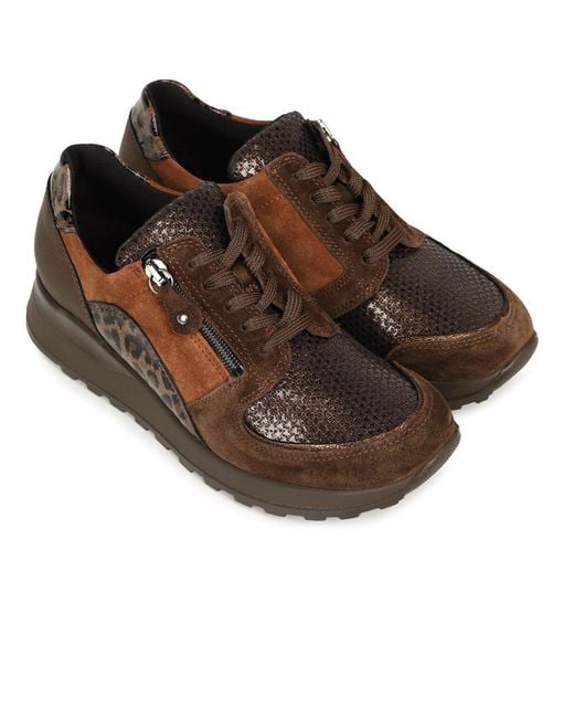 Waldläufer Brown Hiroko Trainers
