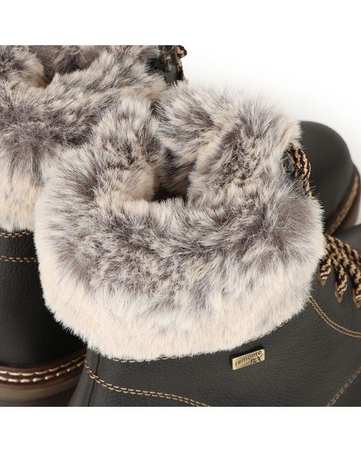 Remonte Black Carro Ankle Boots