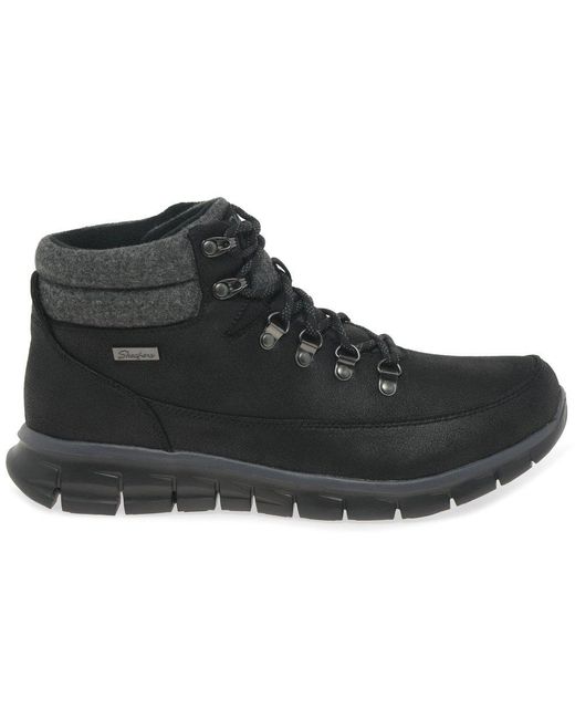 Skechers Black Synergy Cool Seeker Ankle Boots