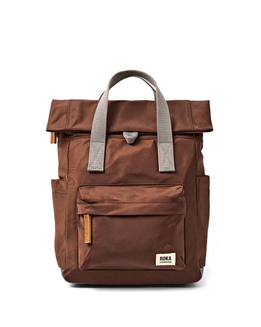 Roka Brown Canfield B Small Backpack