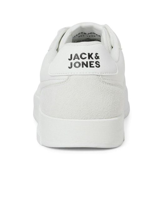Jack & Jones White Jack &Amp; Jones Ealing Trainers for men