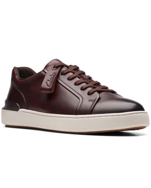 Clarks Brown Court Lite Move Trainers for men