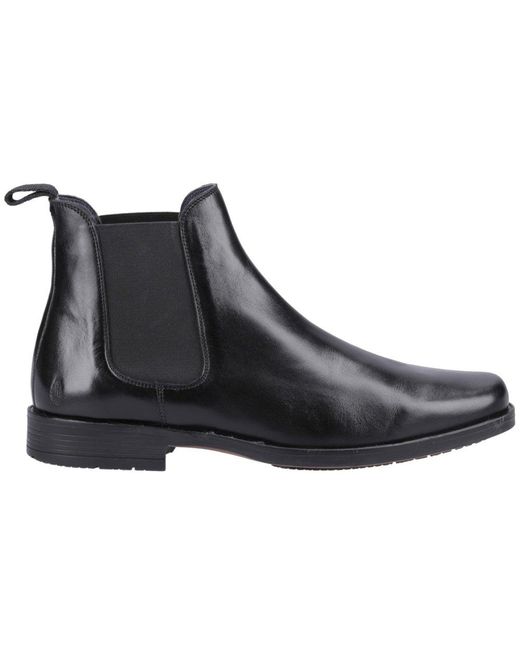 Hush Puppies Black Brennan Chelsea Boots for men