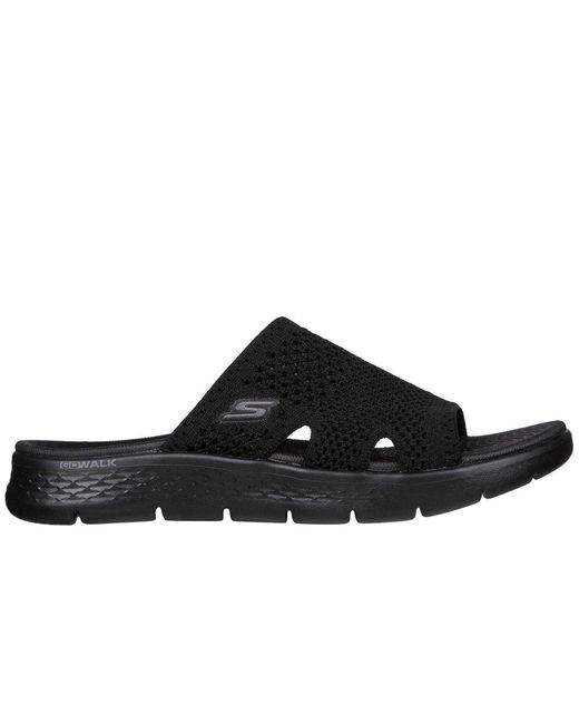 Skechers Black Go Walk Flex Elation Sandals