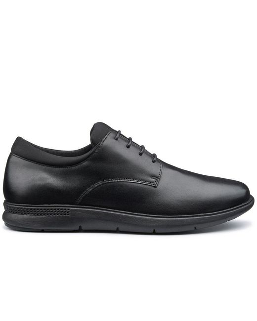 Hotter Black Hugo Shoes for men