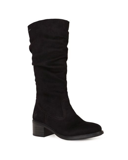 Rieker Black Richmond Knee High Boots