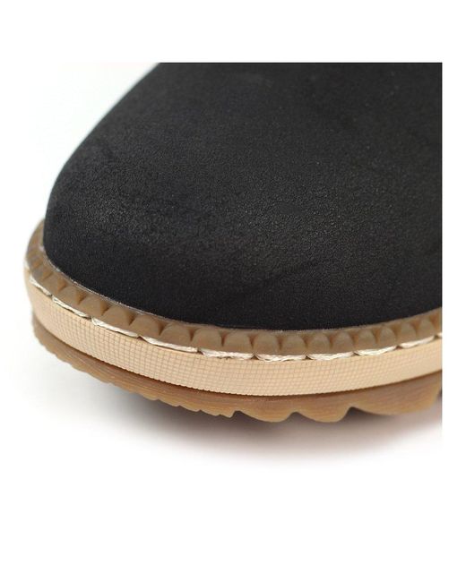 Lunar Black Candy Ankle Boots