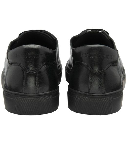 Frank Wright Black Madeley Trainers for men